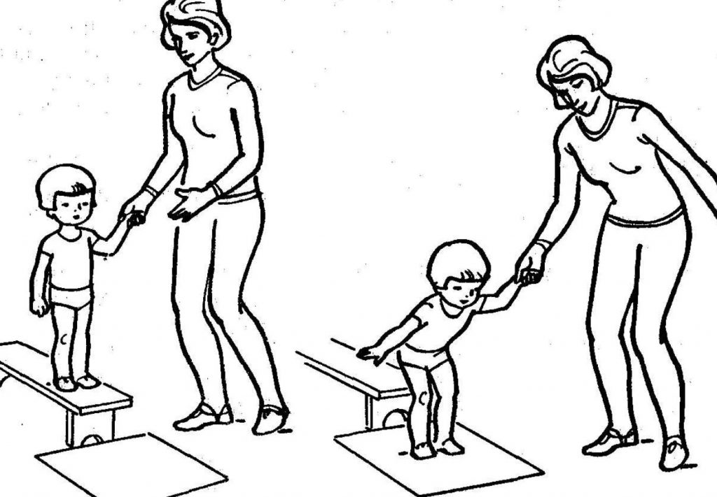 Упражнение для развития координации ребенка 4 лет
